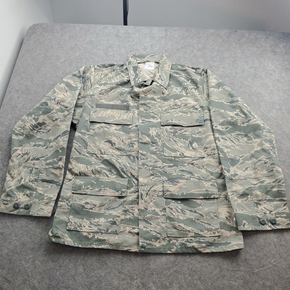 US Air Force ABU Digital Camo Tiger Stripe Field Coat Mens 38R Utility Ripstop